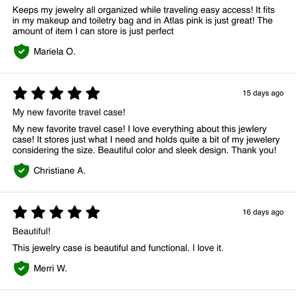 Beis Pink Jewelry Case - Picture 4 of 8